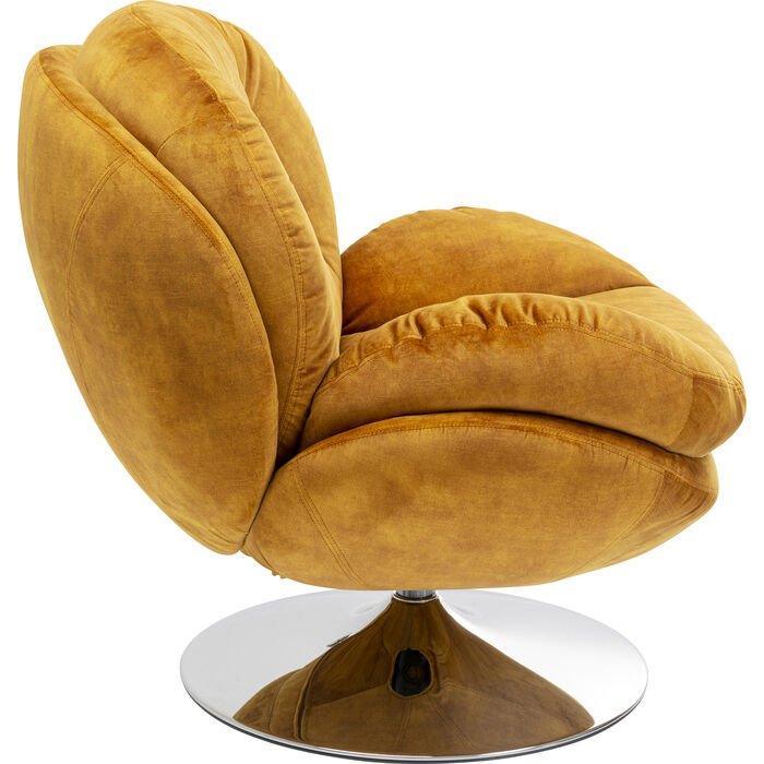 Cosy Velvet Lounge Swivel Armchair - WOO .Design