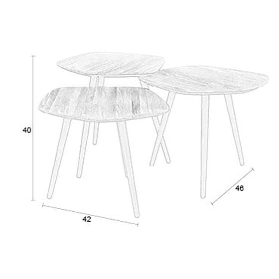 Cuties Coffee Table (3/Set) - WOO .Design