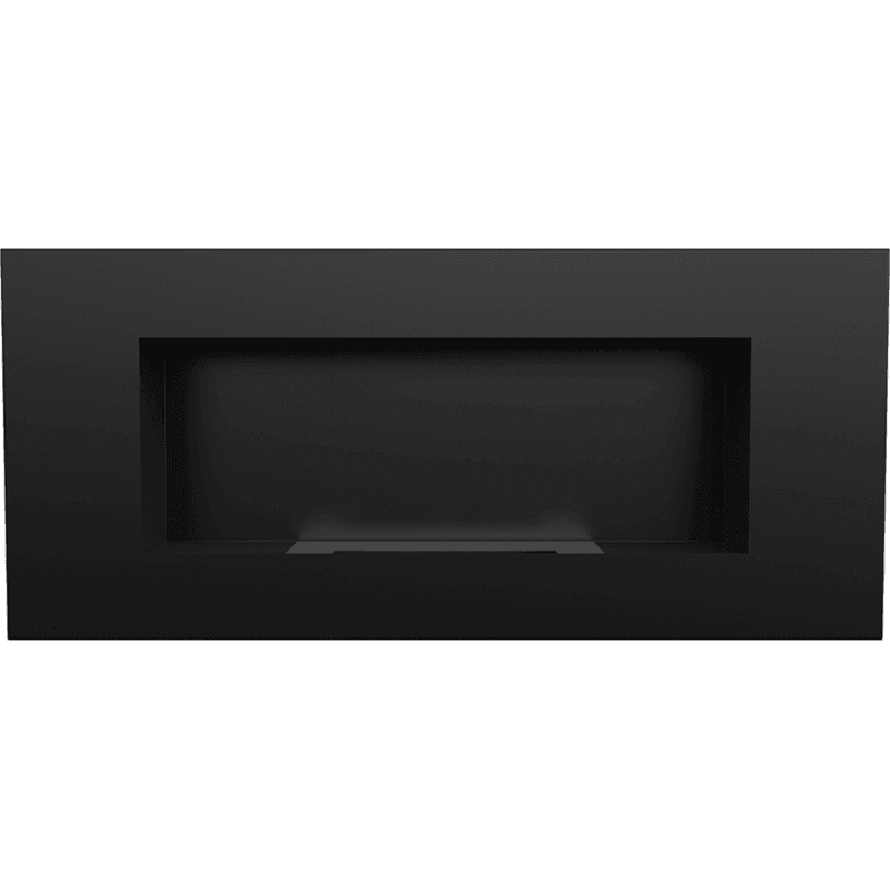 Delta 2 Black Bio Fireplace - WOO .Design