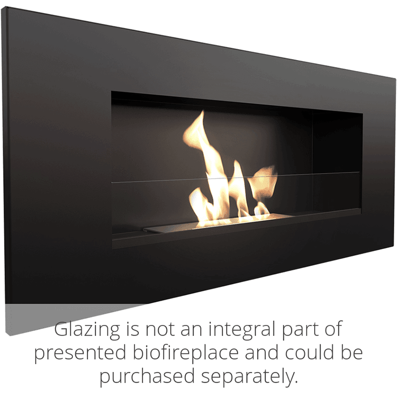 Delta 2 Black Bio Fireplace - WOO .Design