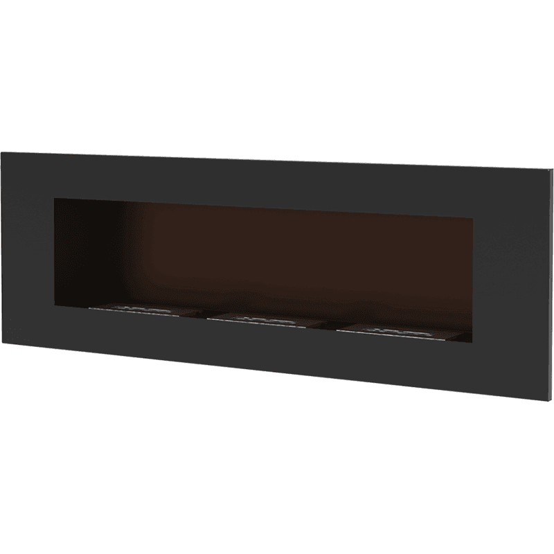 Delta 3 Black Bio Fireplace - WOO .Design