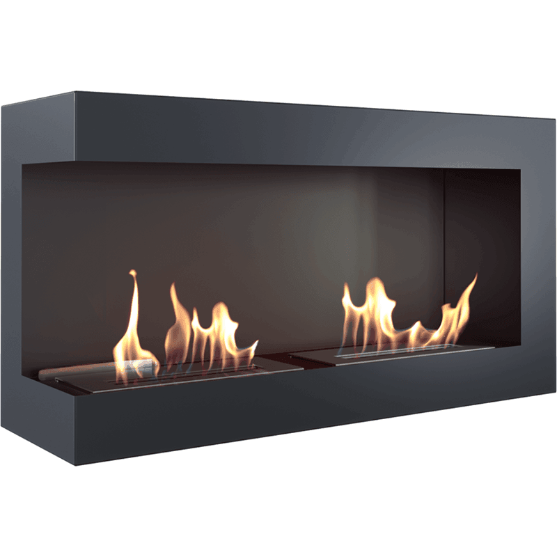 Delta 900 Corner Left Bio Fireplace - WOO .Design