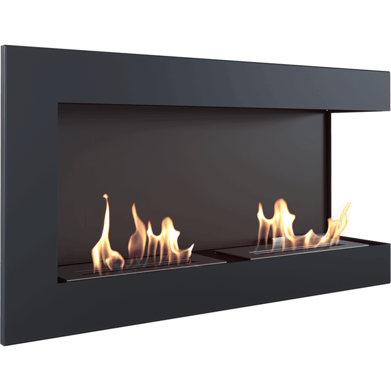 Delta 900 Corner Right Bio Fireplace - WOO .Design