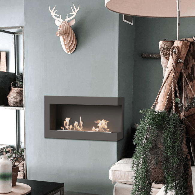Delta 900 Corner Right Bio Fireplace - WOO .Design