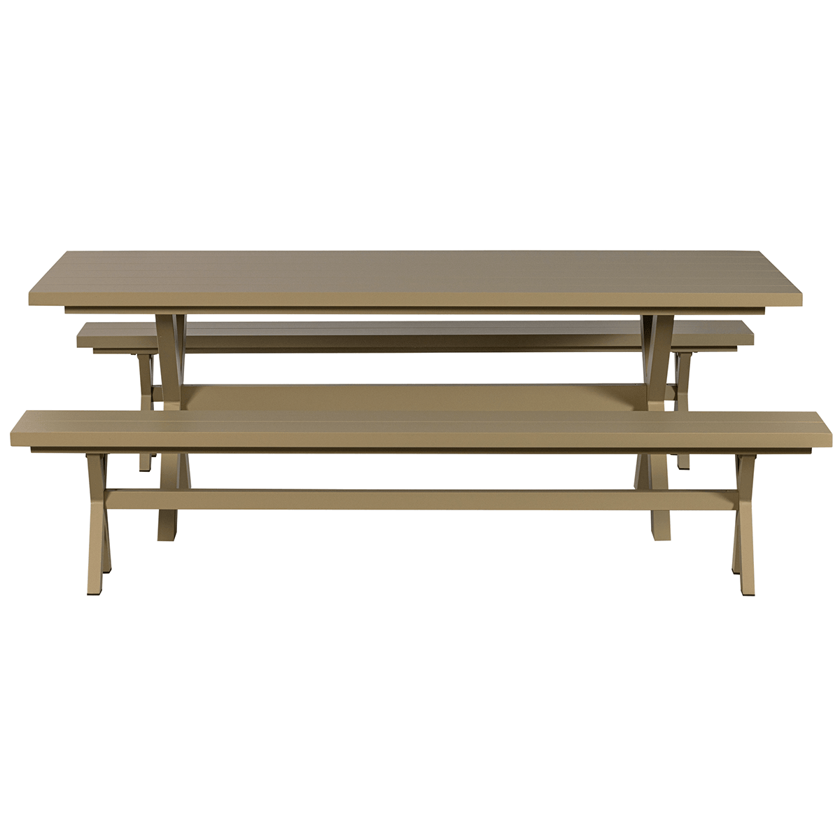 Delta Aluminium Picnic Bench - WOO .Design