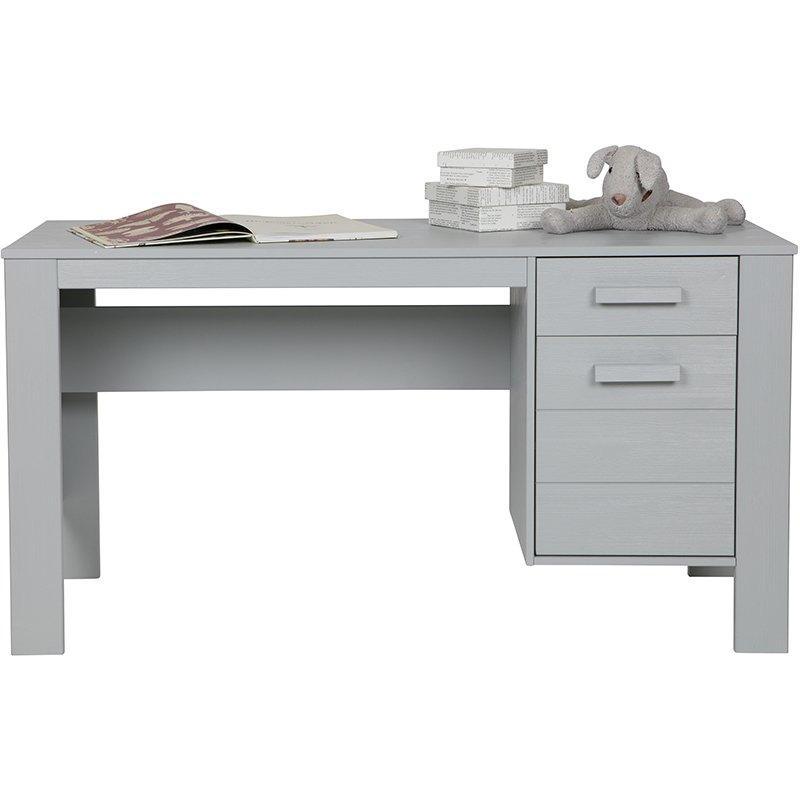 Dennis Brushed Pine Wood Desk - WOO .Design