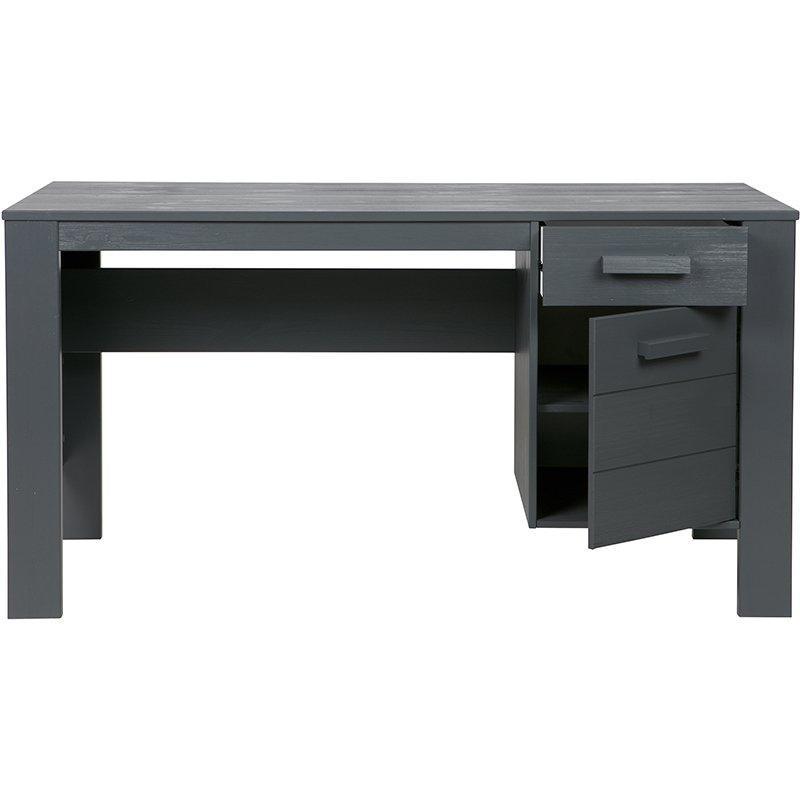 Dennis Brushed Pine Wood Desk - WOO .Design