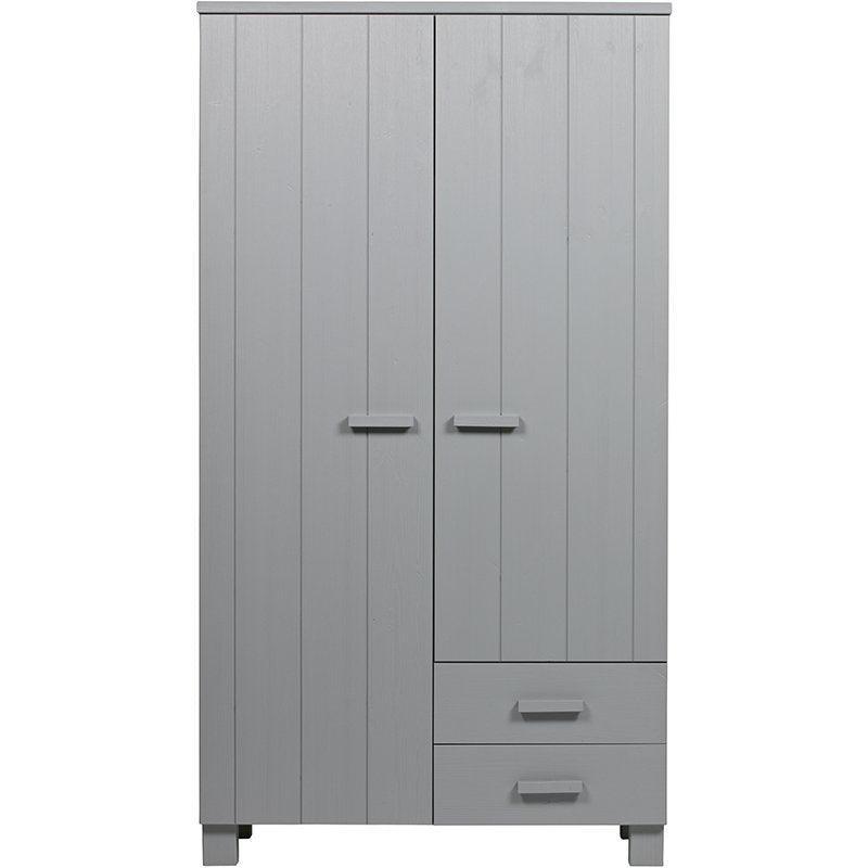 Dennis Brushed Pine Wood Drawers Wardrobe - WOO .Design