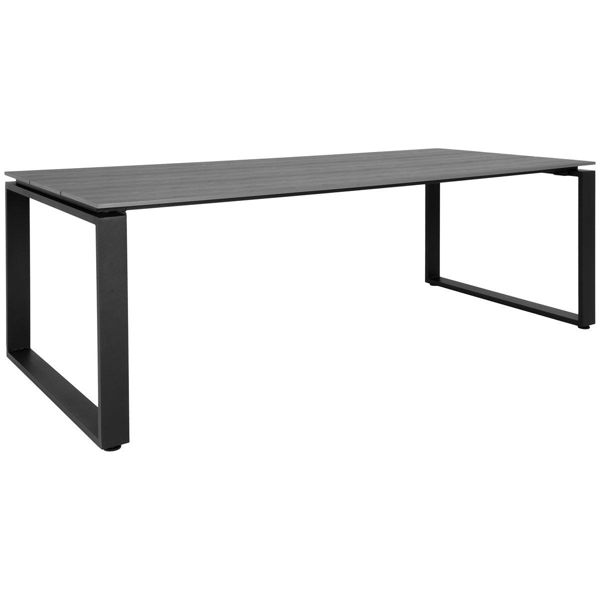 Denver Grey/Black Garden Table - WOO .Design