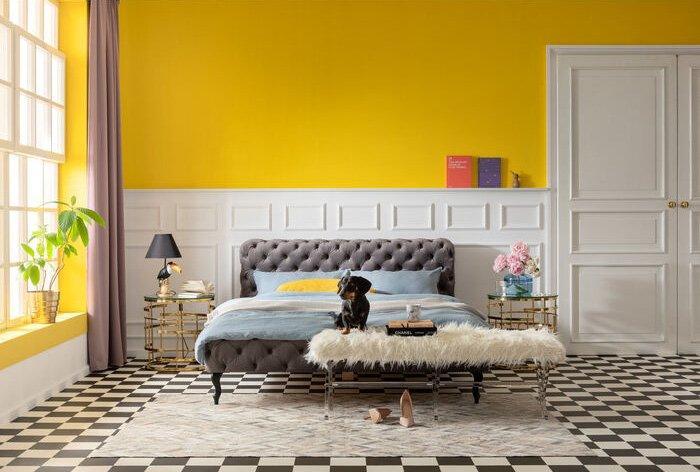 Desire Silver Grey Velvet Bed - WOO .Design