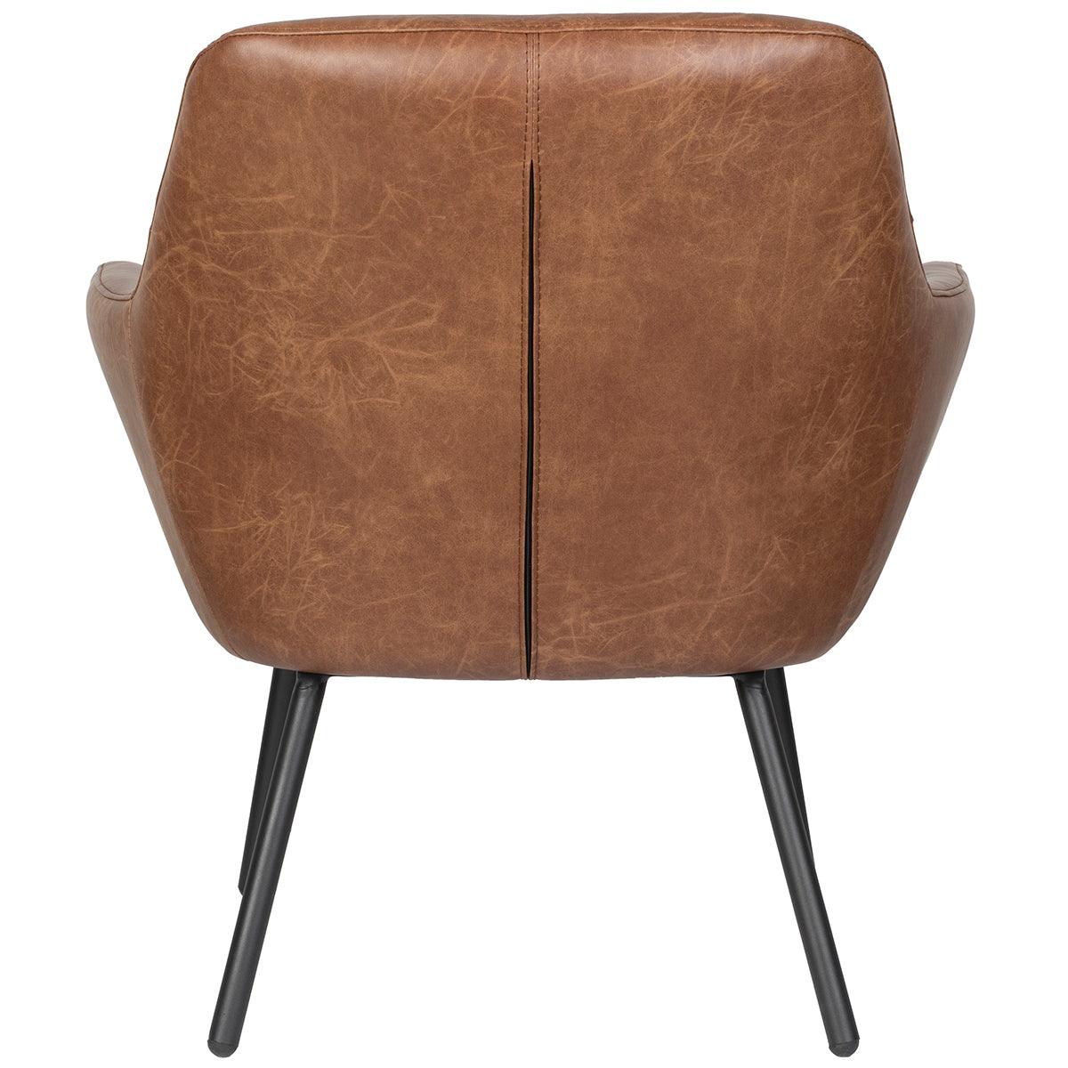 Dude Vintage Brown Lounge Chair - WOO .Design