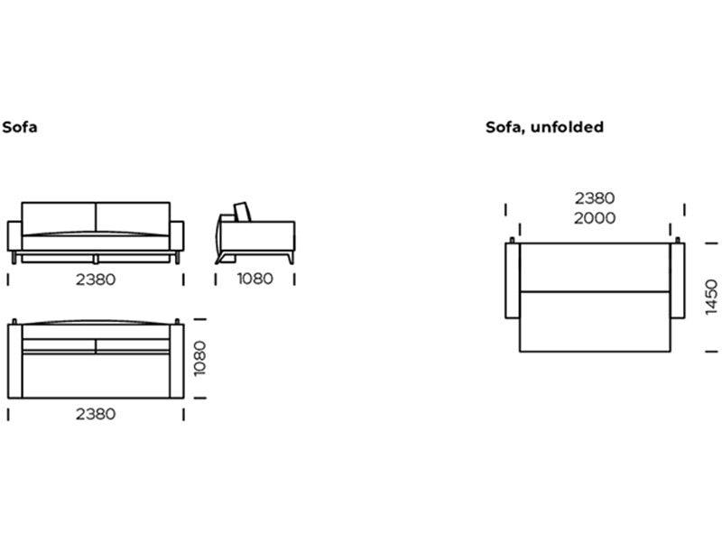 Duna Sofa Bed - WOO .Design