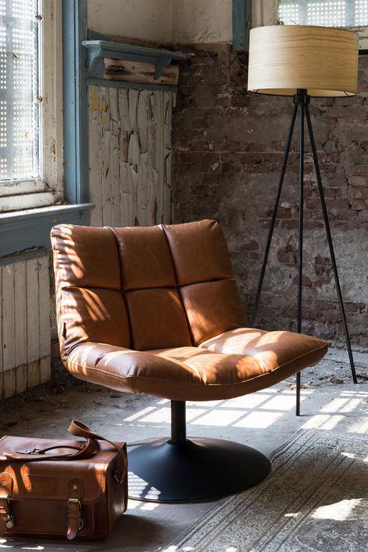 Bar Vintage Brown Lounge Chair
