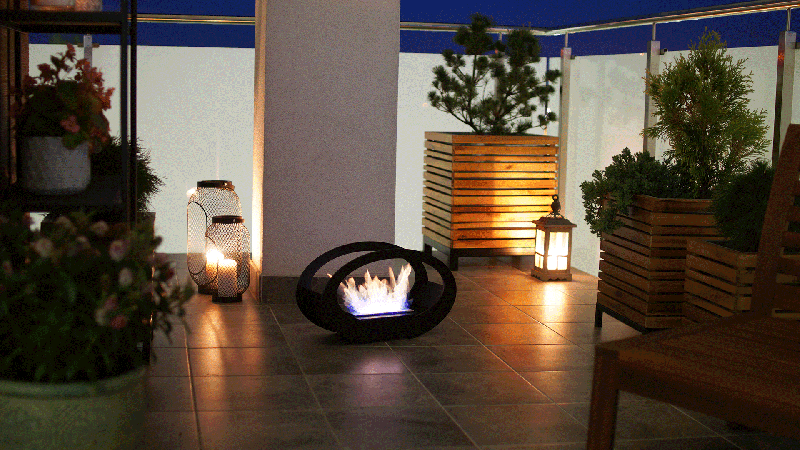 Echo Bio Fireplace - WOO .Design