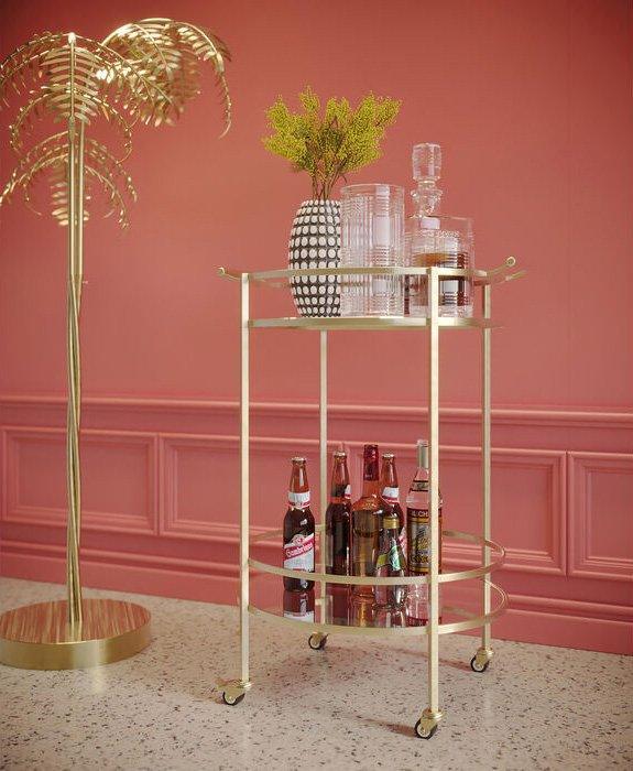 Emilia Gold Bar Trolley - WOO .Design