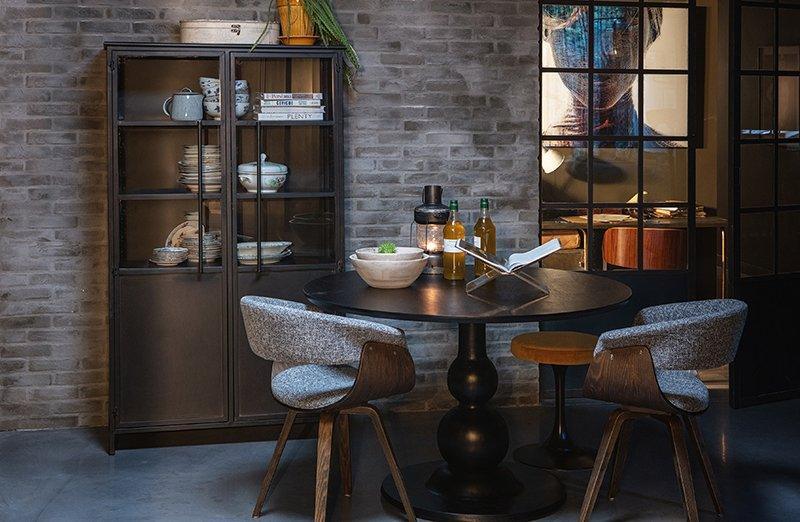 Exhibit Black Metal Cabinet - WOO .Design