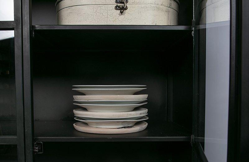 Exhibit Black Metal Cabinet - WOO .Design