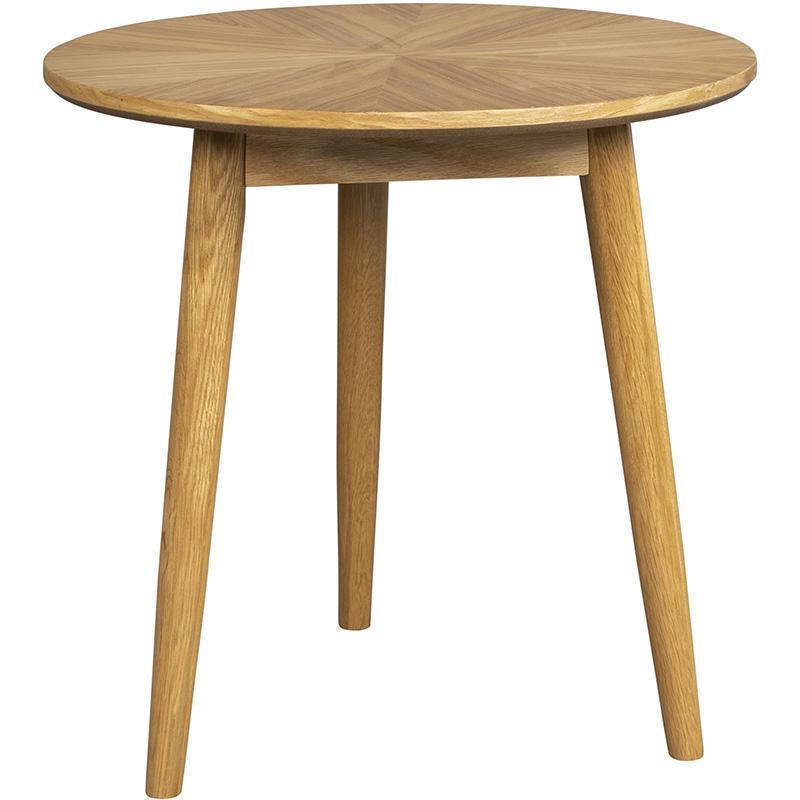 White and natural wood deals side table