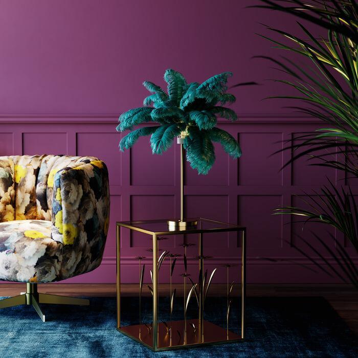 Feather Palm Table Lamp - WOO .Design