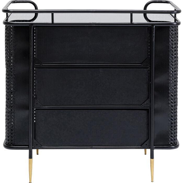 Fence Black Metal Dresser - WOO .Design