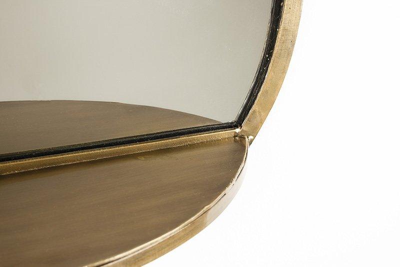 Feyza Shelf Round Mirror - WOO .Design