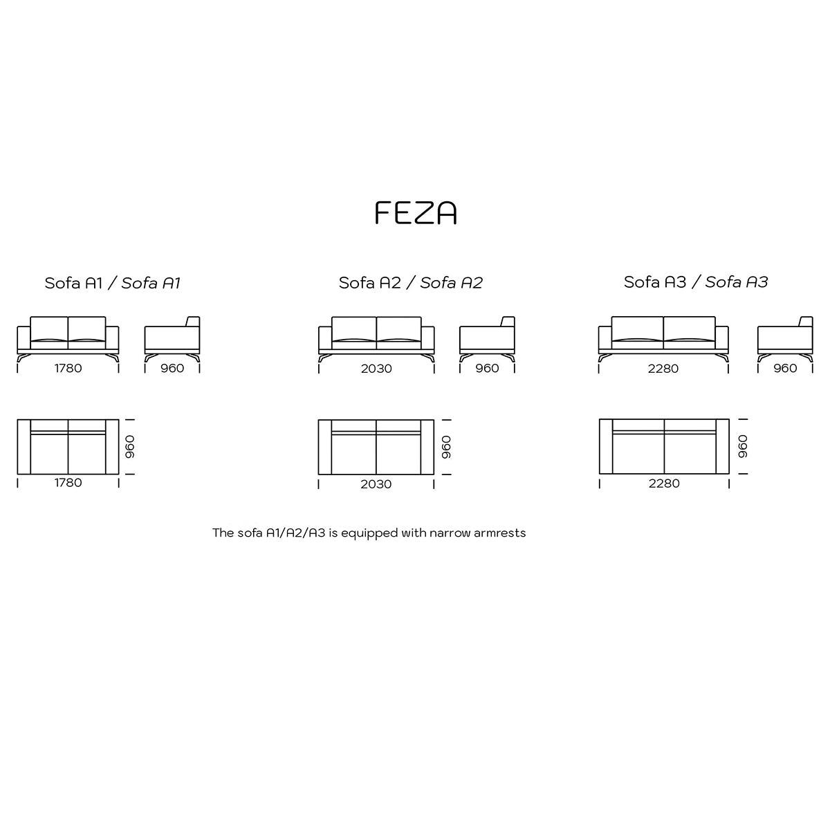 Feza I Sofa - WOO .Design
