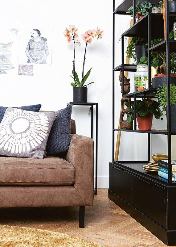Fons Black Pine Wood Cabinet - WOO .Design