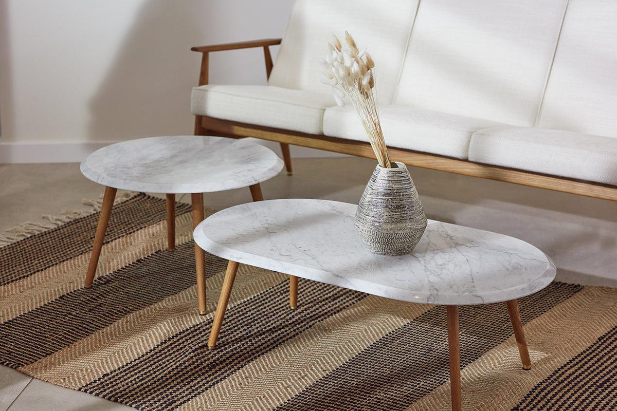 Fox Marble Round Coffee Table - WOO .Design