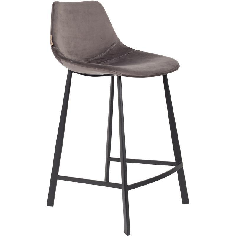 Franky Velvet Counter Stool - WOO .Design
