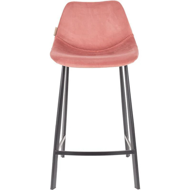Franky Velvet Barstool - WOO .Design