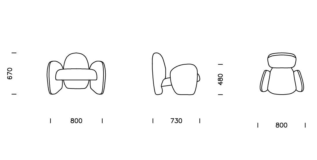 Fulu Armchair - WOO .Design