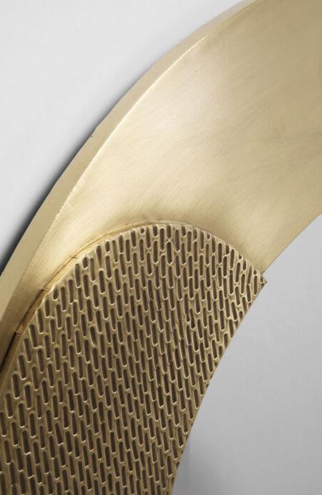 Futuro Gold Round Wall Mirror - WOO .Design