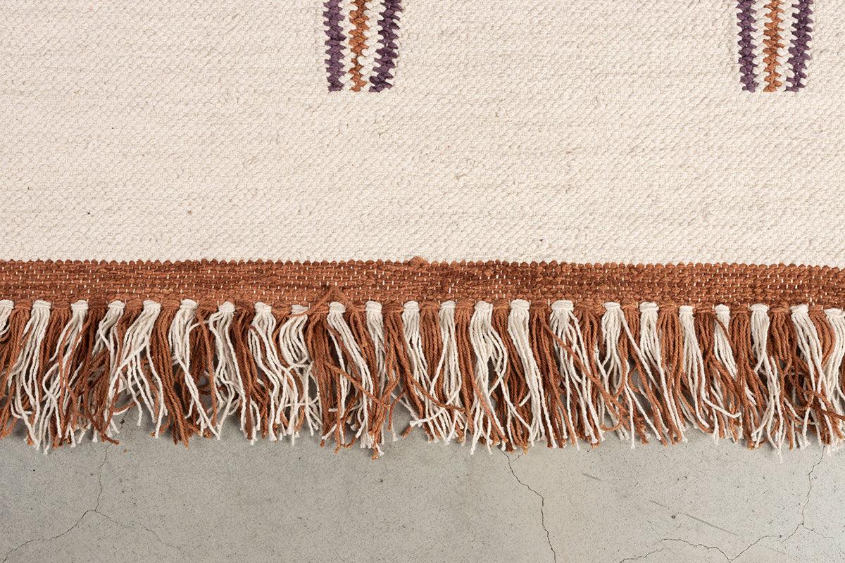 Gambit Beige Cotton Carpet - WOO .Design