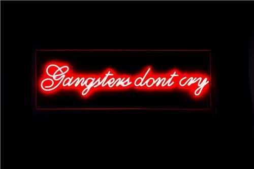 Gangsters Non Social Sign - WOO .Design