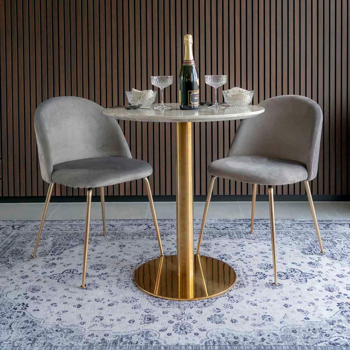 Geneve Velvet Dining Chair (2/Set) - WOO .Design