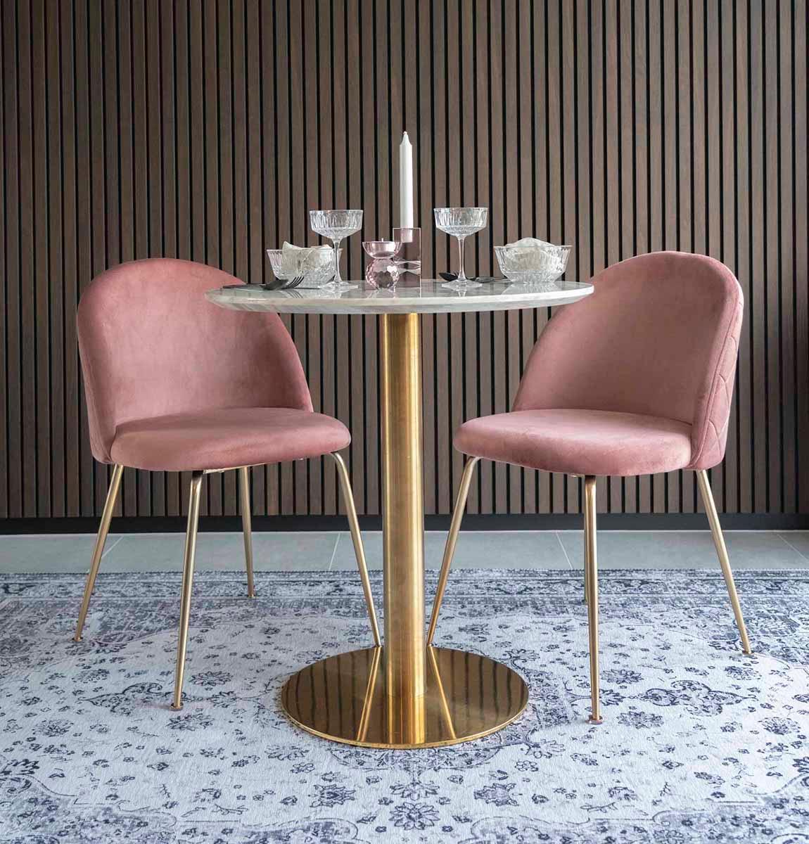 Geneve Velvet Dining Chair (2/Set) - WOO .Design