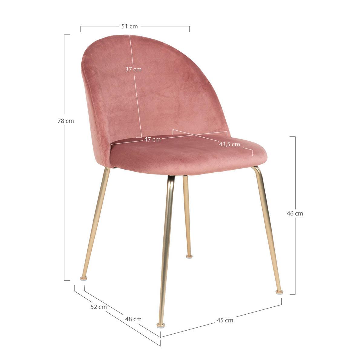 Geneve Velvet Dining Chair (2/Set) - WOO .Design