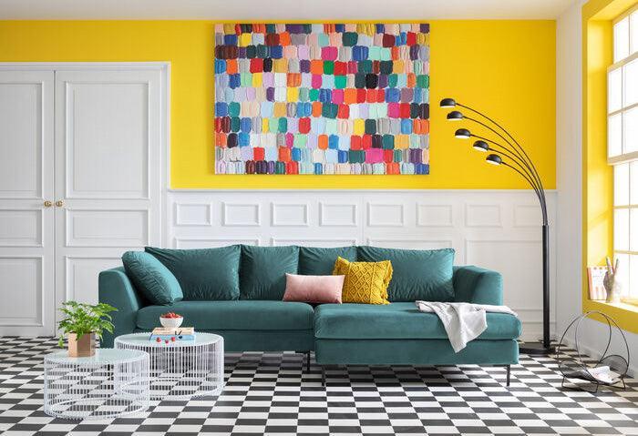 Gianni Velvet Corner Sofa - WOO .Design