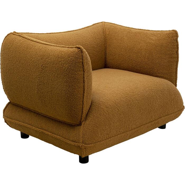 Gigi Curry Brown Teddy Armchair - WOO .Design