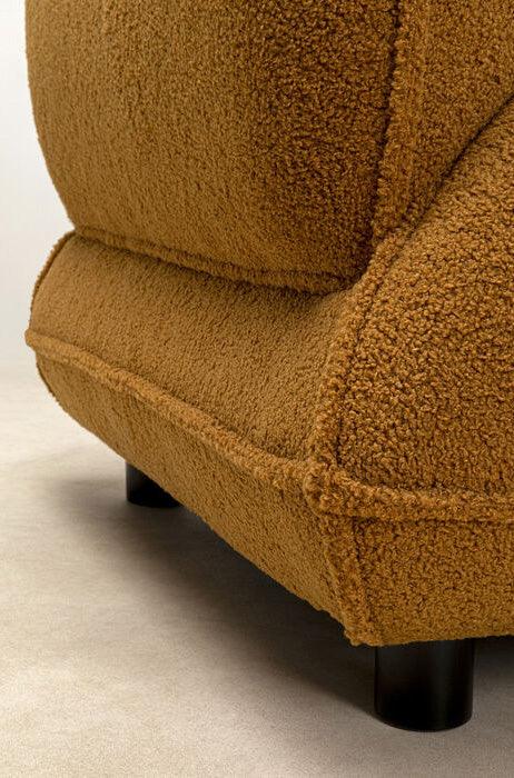 Gigi Curry Brown Teddy Armchair - WOO .Design