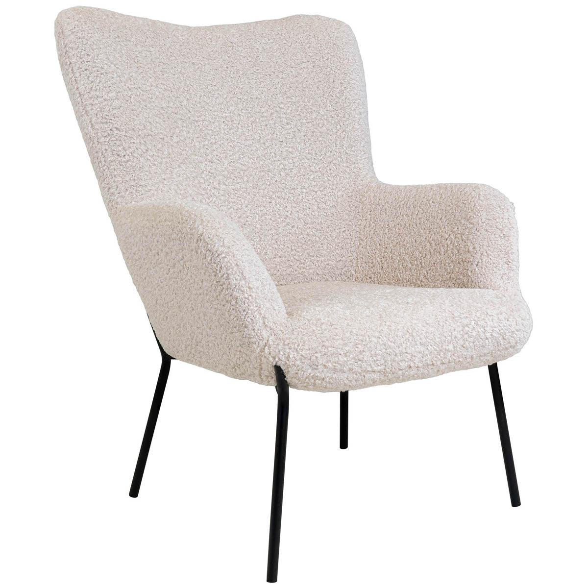 Glasgow Artificial Lambskin Armchair - WOO .Design