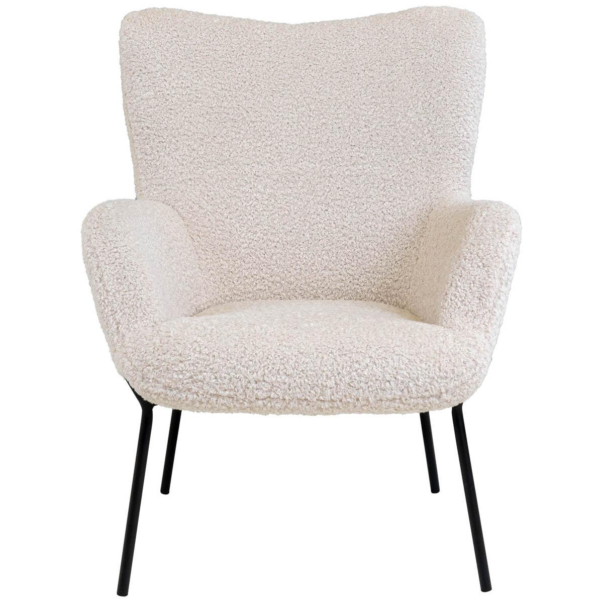 Glasgow Artificial Lambskin Armchair - WOO .Design