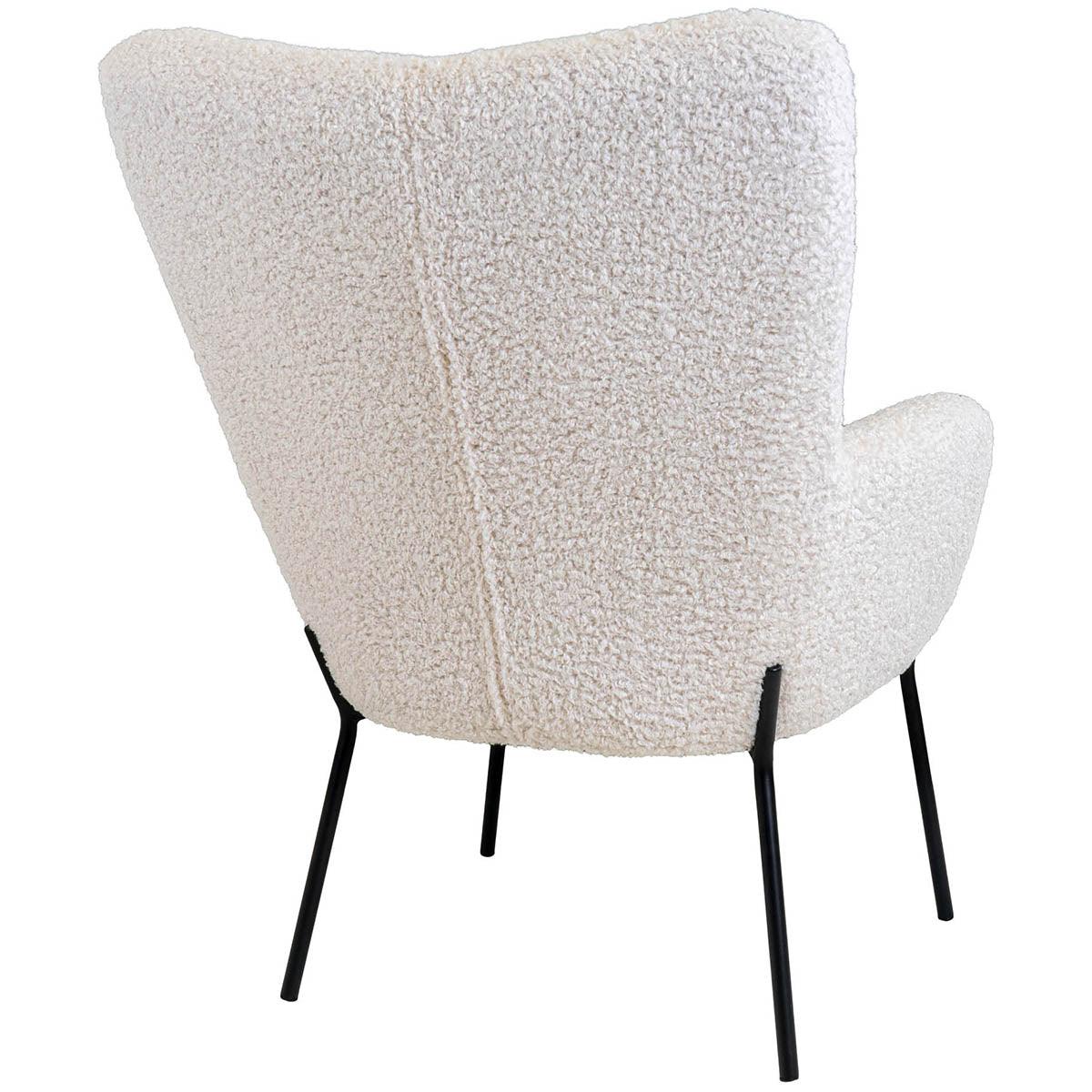 Glasgow Artificial Lambskin Armchair - WOO .Design