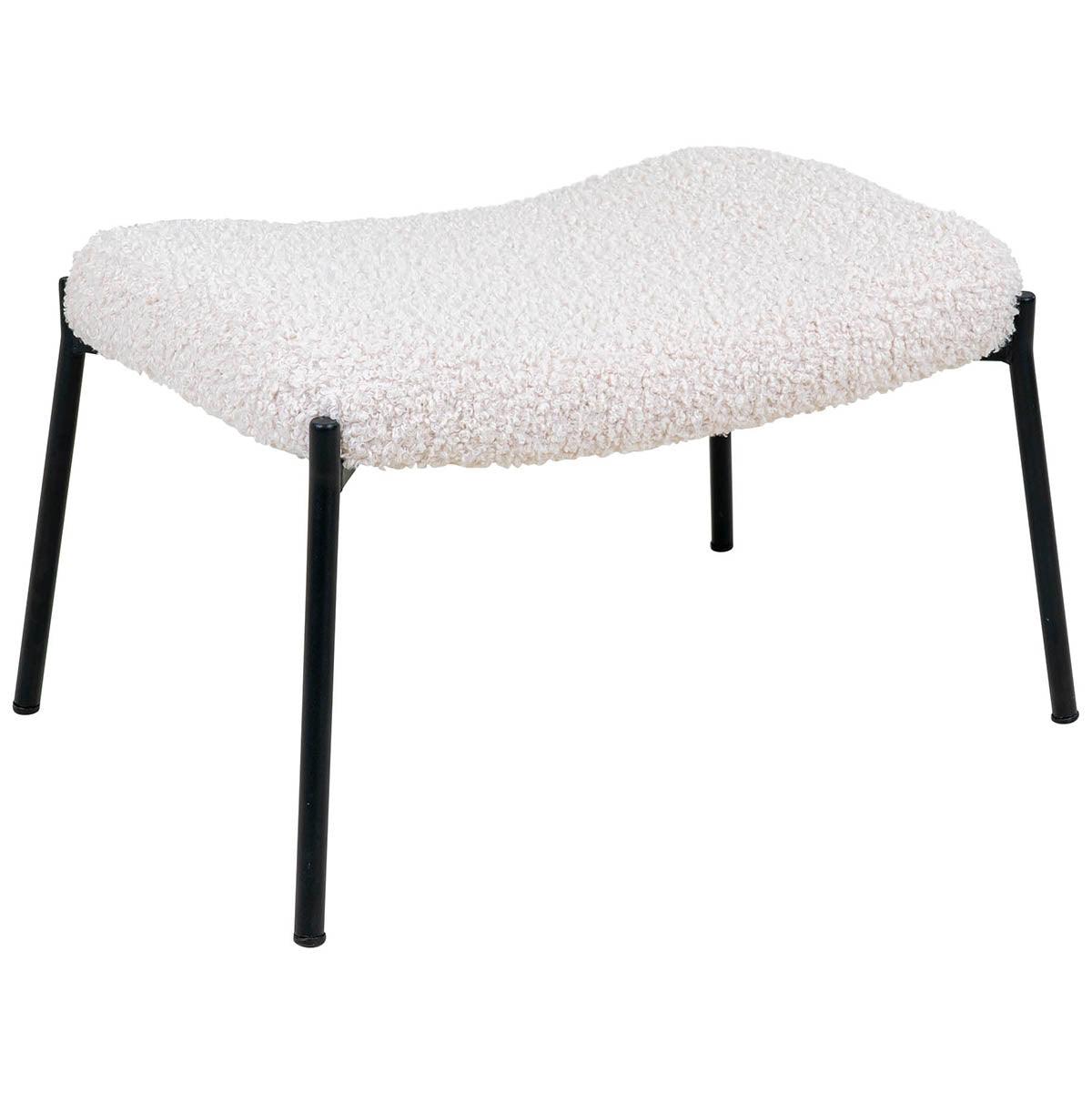 Glasgow Artificial Lambskin Footrest - WOO .Design