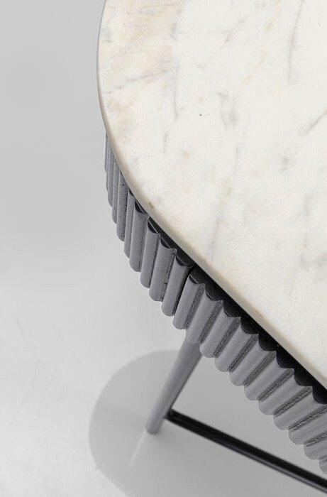 Glenn Mango Wood-Marble Console - WOO .Design