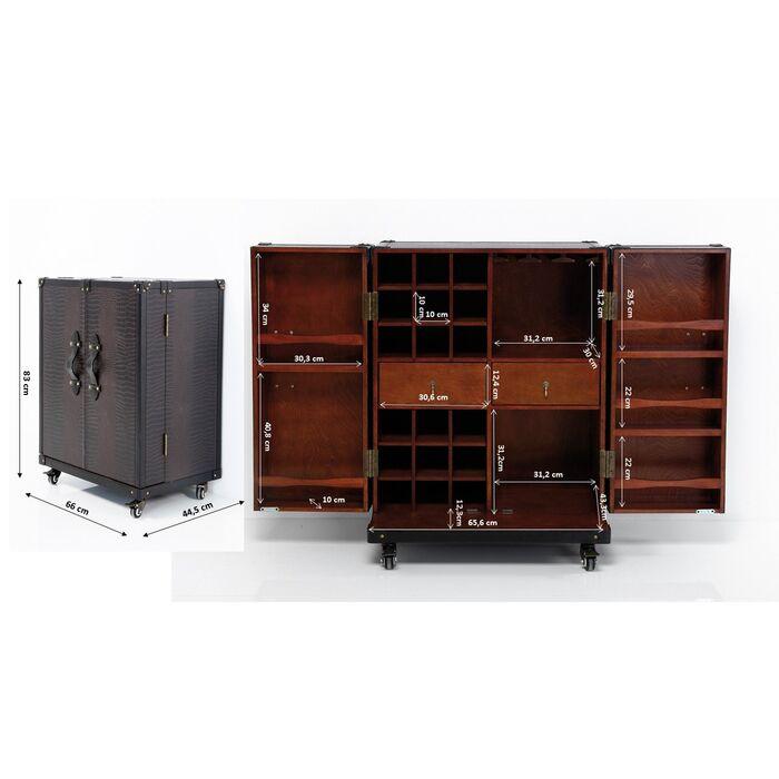 Globetrotter Medium Bar Cabinet - WOO .Design