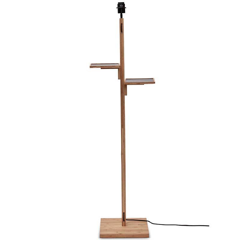 Bhutan Floor Lamp with Shelves