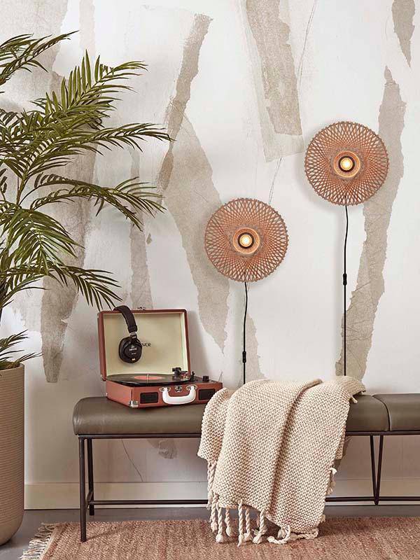 Kalimantan Round Wall Lamp