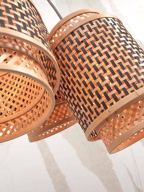 Bhutan 3-Shade Hanging Lamp