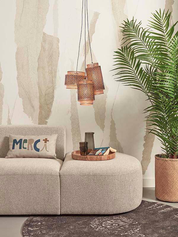 Bhutan 3-Shade Hanging Lamp